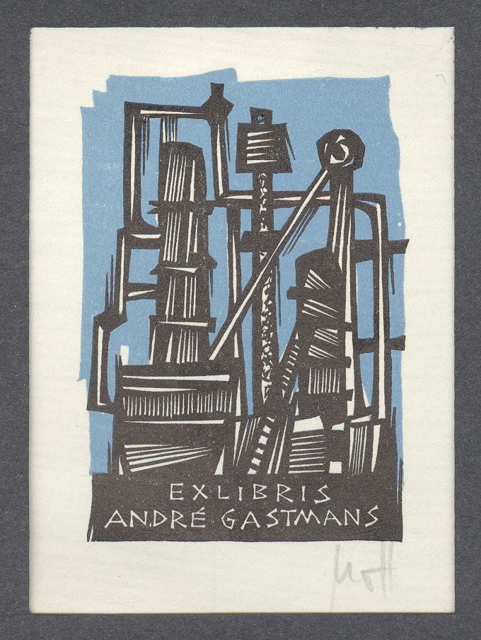 Ex-libris    André Gastmans (Holló László Galéria, Putnok CC BY-NC-SA)