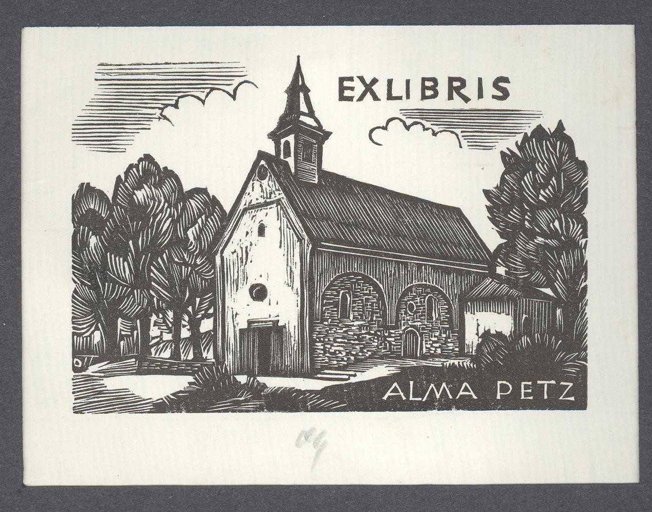 Ex-libris                   Alma Petz (Holló László Galéria, Putnok CC BY-NC-SA)