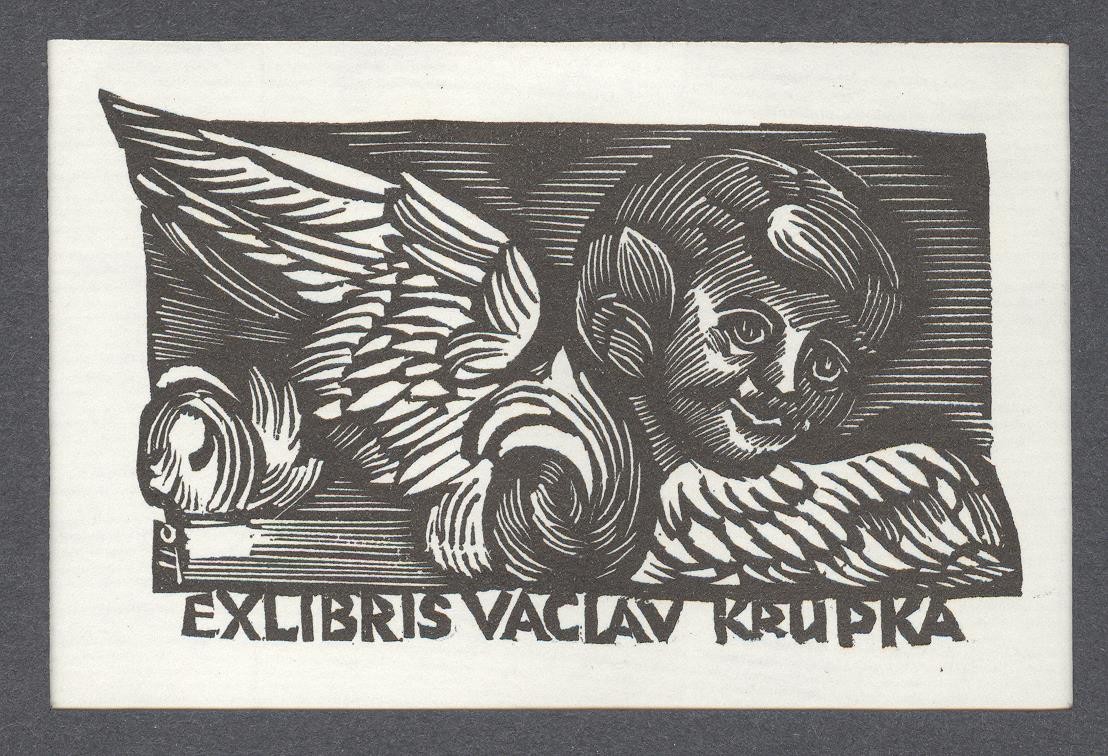 Ex-libris                     Vaclav Krupka (Holló László Galéria, Putnok CC BY-NC-SA)