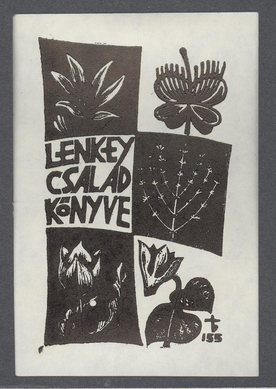 Ex-libris            Lenkey Család Könyve (Holló László Galéria, Putnok CC BY-NC-SA)