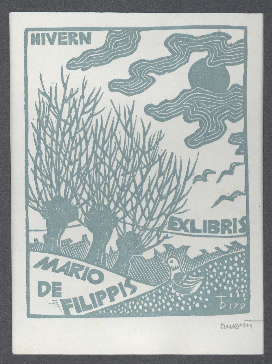 Ex-libris       Mario De Filippi (Hivern) (Holló László Galéria, Putnok CC BY-NC-SA)