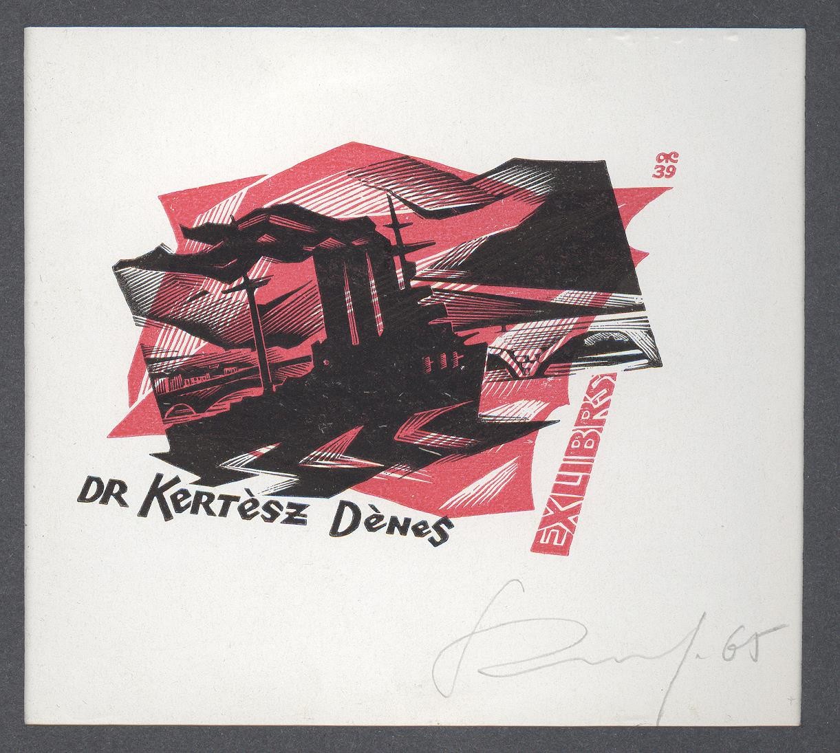 Ex-libris          Dr. Kertész Dénes (Holló László Galéria, Putnok CC BY-NC-SA)