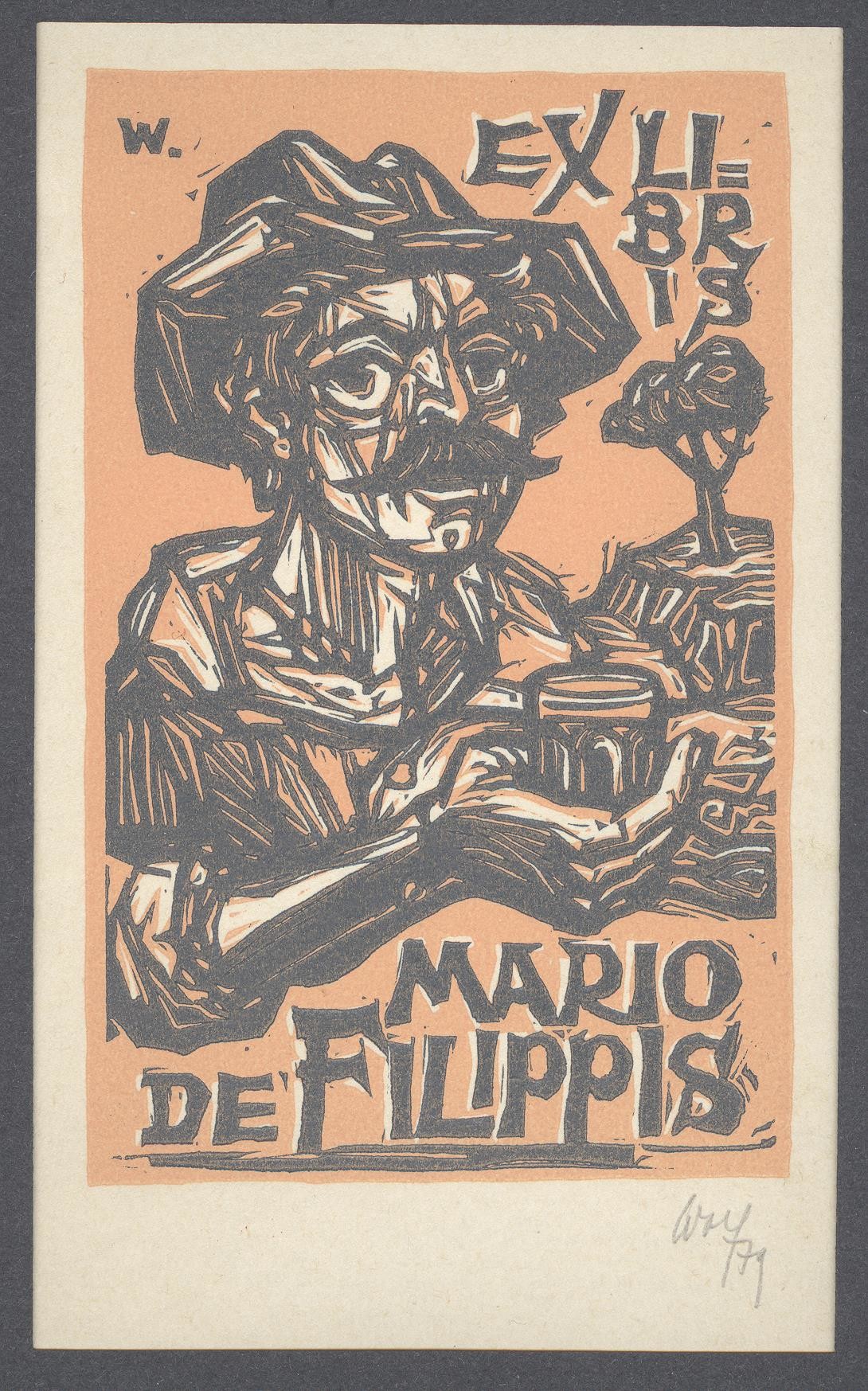 Ex-libris  Mario De Filippis (Holló László Galéria, Putnok CC BY-NC-SA)