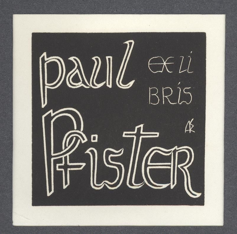 Ex-libris                   Paul Pfister (Holló László Galéria, Putnok CC BY-NC-SA)