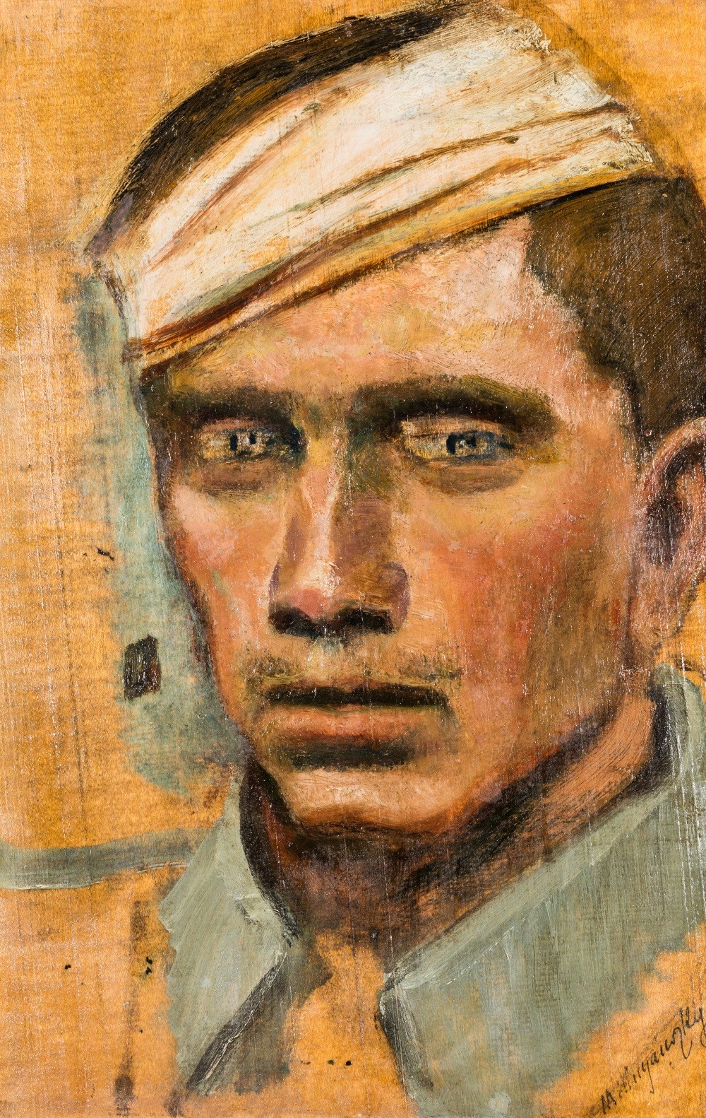 Mednyánszky László: Sebesült katona (Herman Ottó Múzeum CC BY-NC-SA)