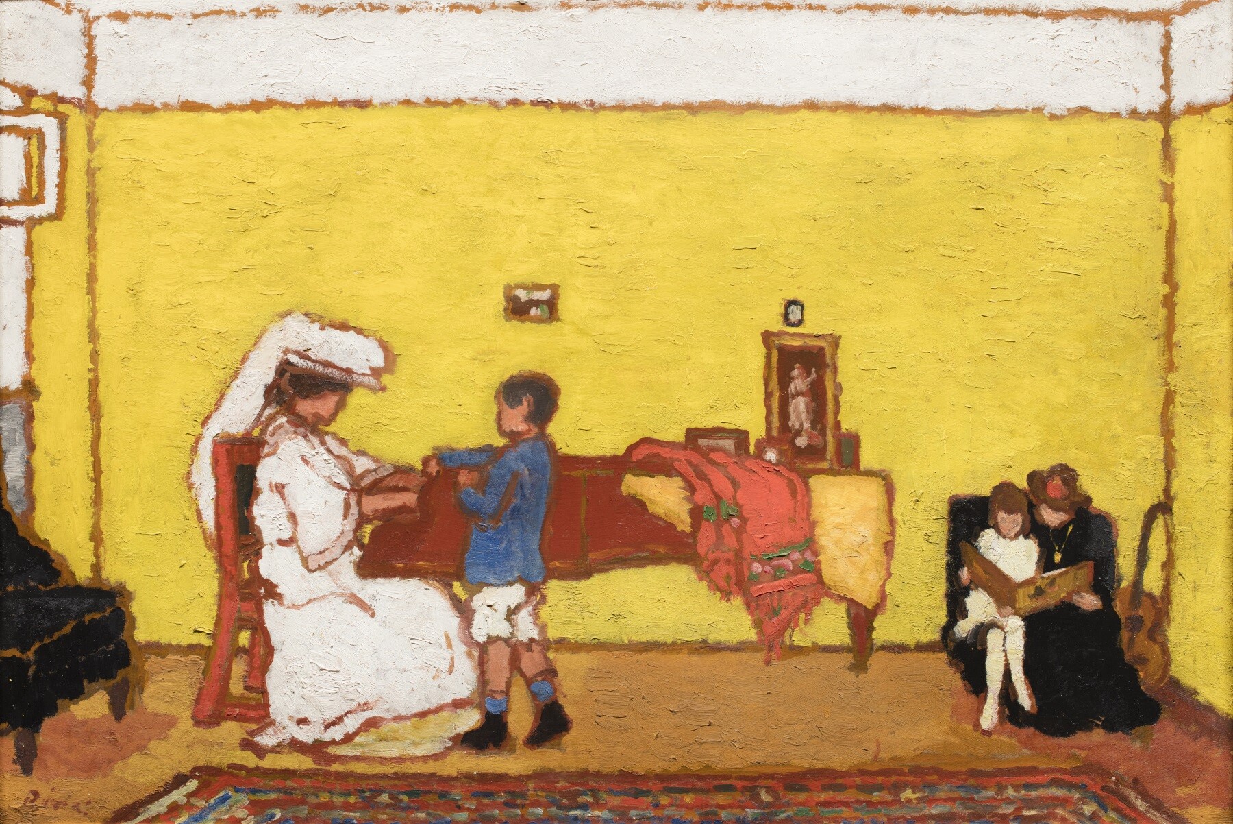 Rippl-Rónai József: Sárga zongoraszoba (Herman Ottó Múzeum CC BY-NC-SA)