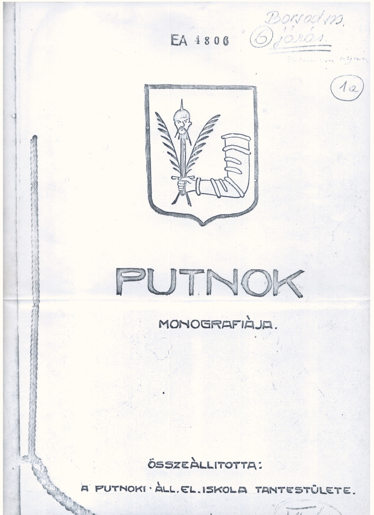 Fénymásolat. Putnok monográfiája 1930 (Gömöri Múzeum, Putnok CC BY-NC-SA)