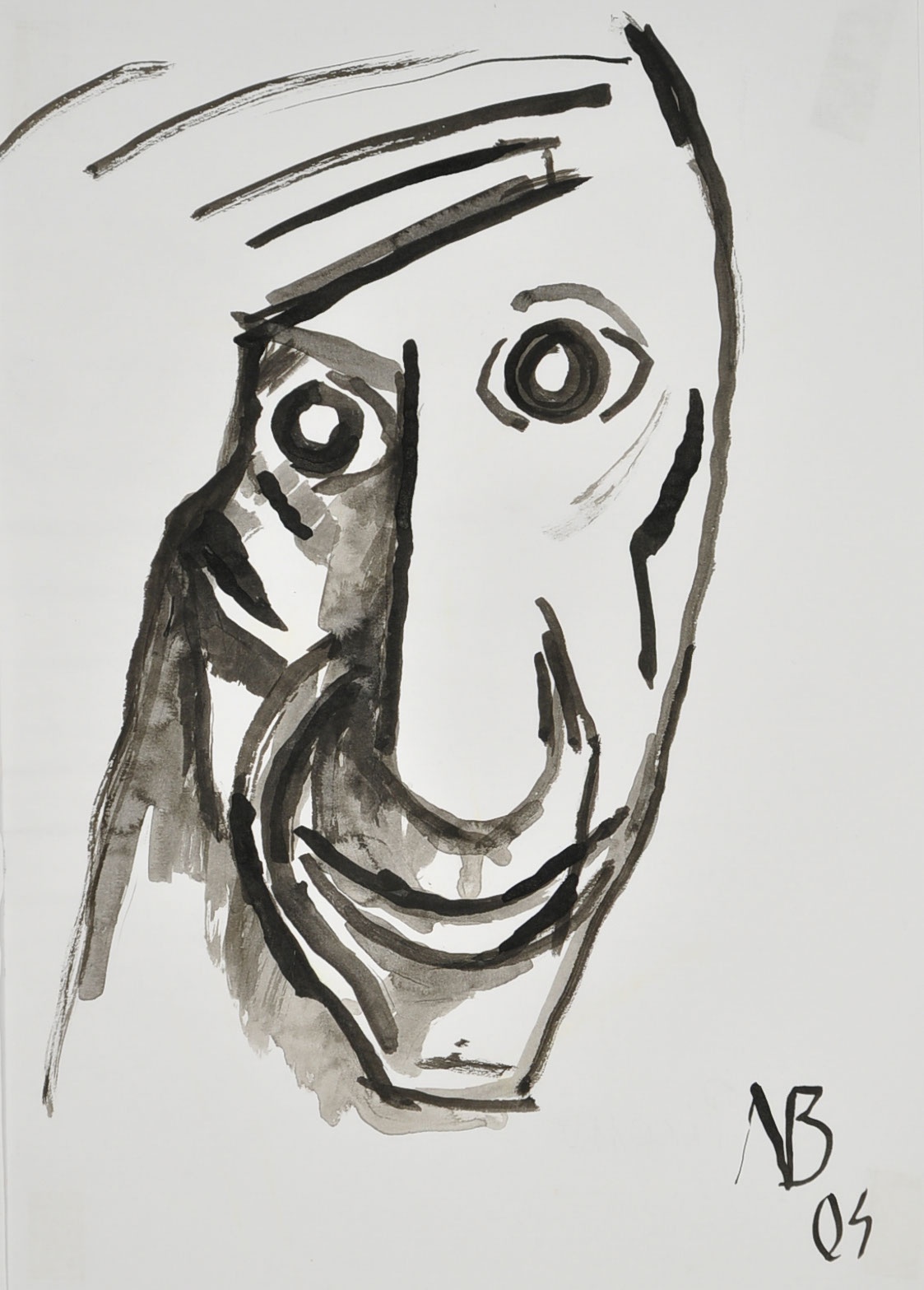 Berecz Antal: Picasso karikatúra III. (Herman Ottó Múzeum, Miskolc CC BY-NC-SA)