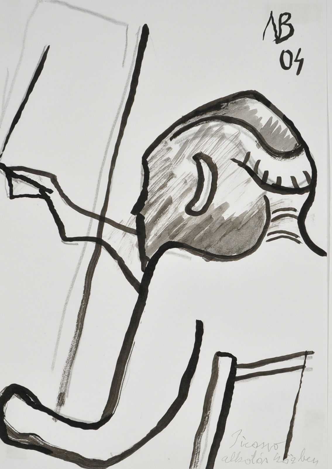 Berecz Antal: Picasso alkotás közben I-II. (Herman Ottó Múzeum, Miskolc CC BY-NC-SA)