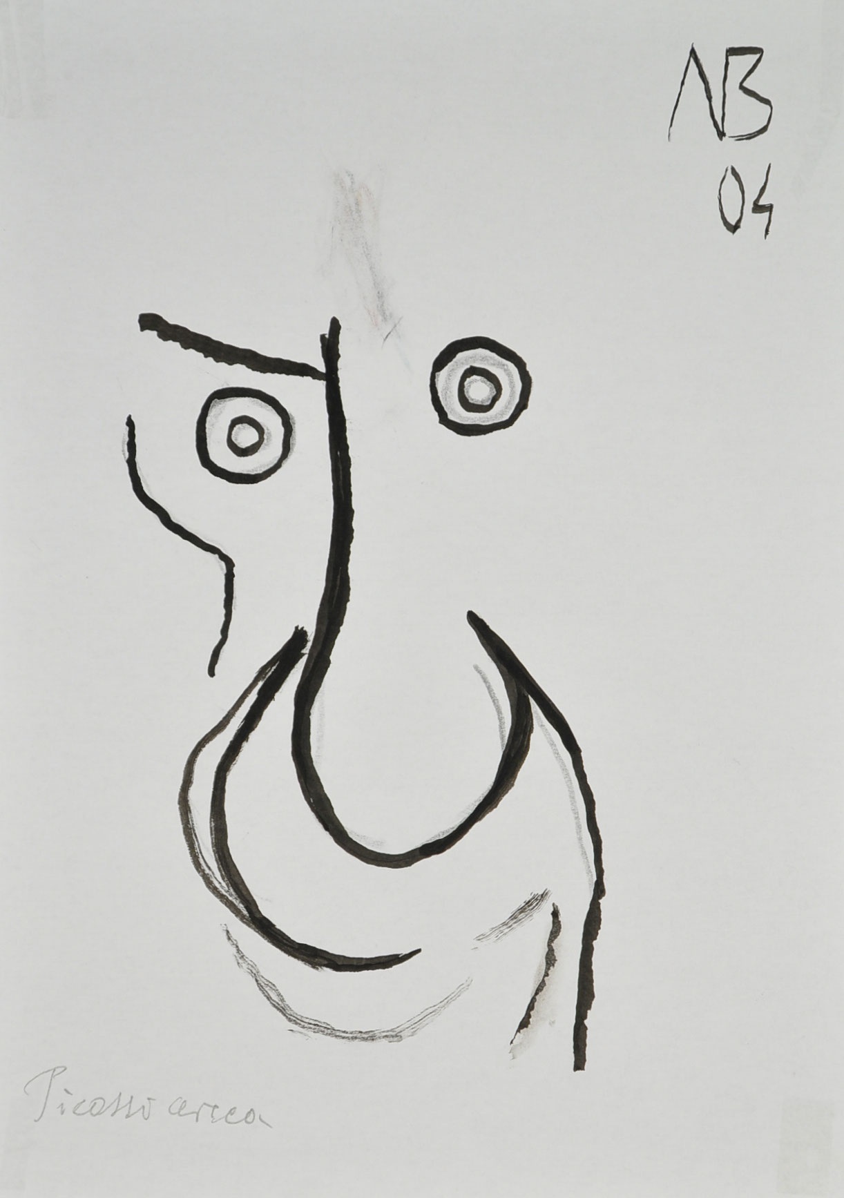 Berecz Antal: Picasso arca (Herman Ottó Múzeum, Miskolc CC BY-NC-SA)