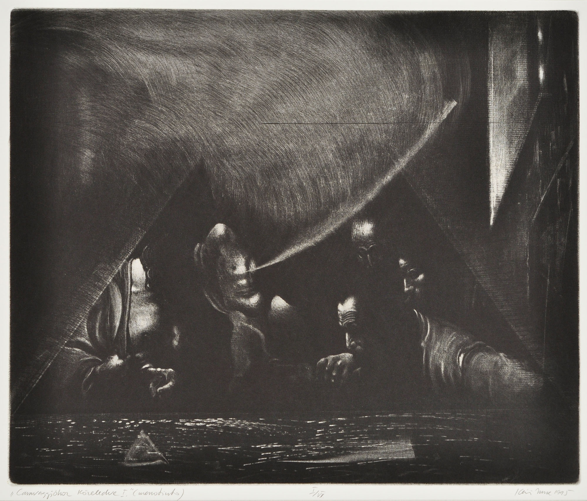 Kéri Imre: Caravaggiohoz közeledve I. (Herman Ottó Múzeum, Miskolc CC BY-NC-SA)