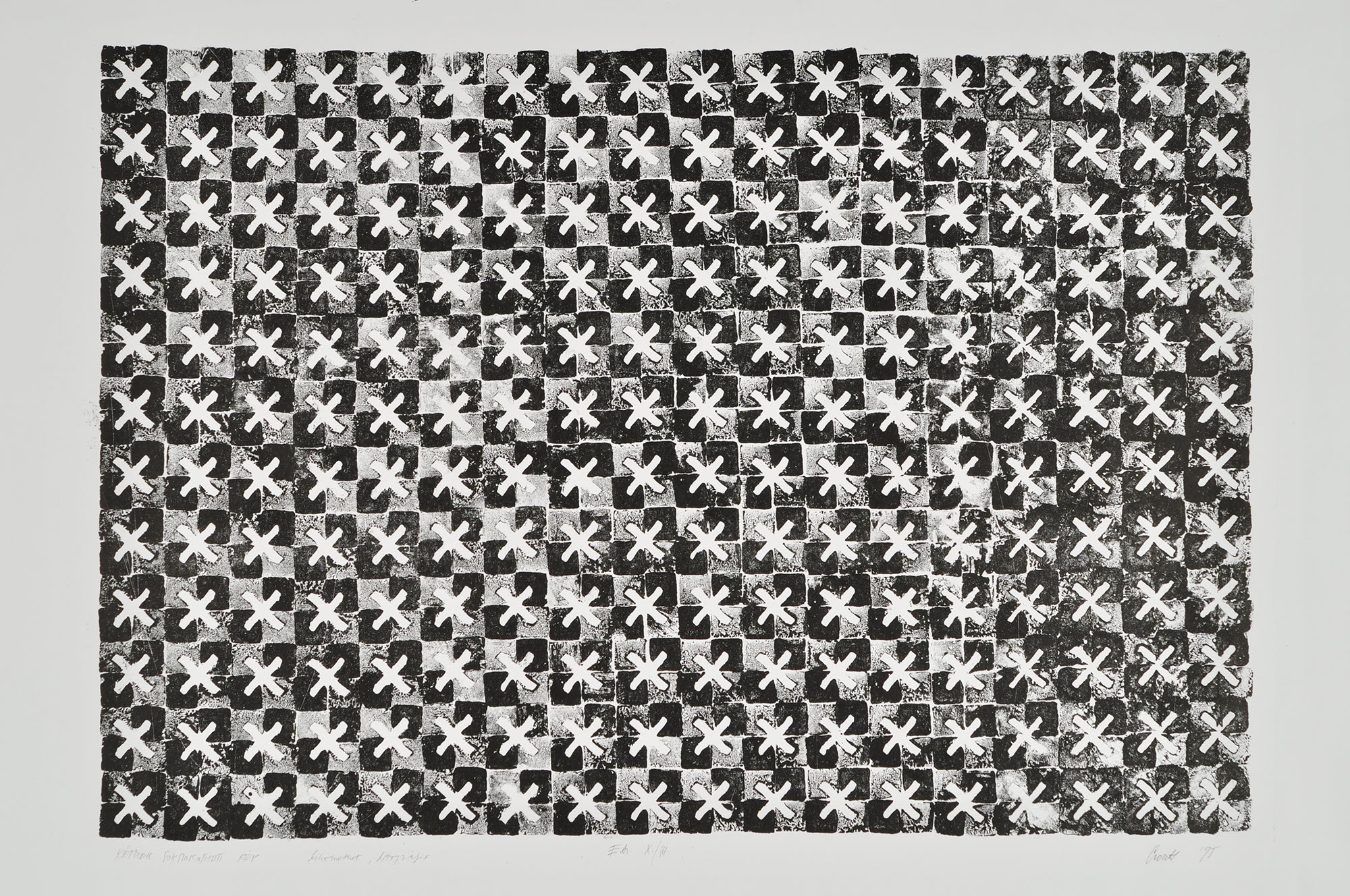 Csontó Lajos: Kétszer sokszorosított kép (Herman Ottó Múzeum, Miskolc CC BY-NC-SA)