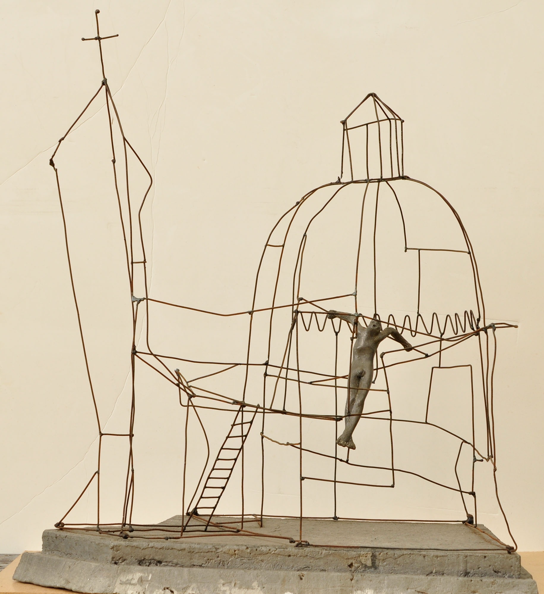 Szanyi Péter: Vázlat a jobboldali lator templomához (Herman Ottó Múzeum, Miskolc CC BY-NC-SA)