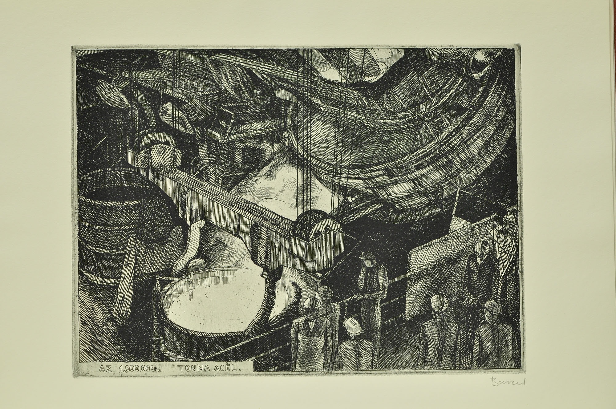 Barczi Pál: Az 1.000.000. tonna acél (Herman Ottó Múzeum, Miskolc CC BY-NC-SA)