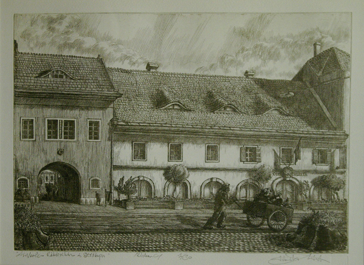 Takács Márton: Miskolc - Rákóczi-ház és Sötpétkapu (Herman Ottó Múzeum, Miskolc CC BY-NC-SA)