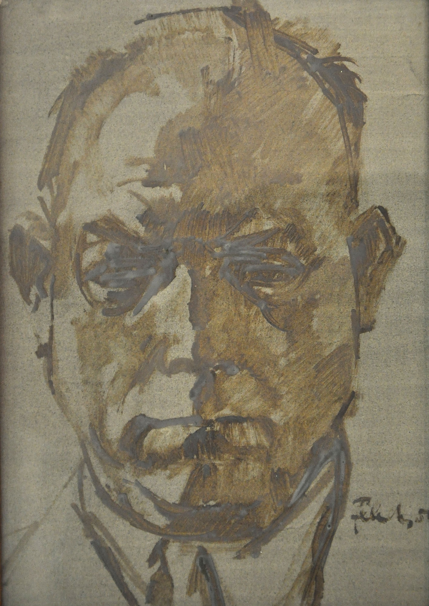 Feledy Gyula: Ficzere László portréja (Herman Ottó Múzeum, Miskolc CC BY-NC-SA)