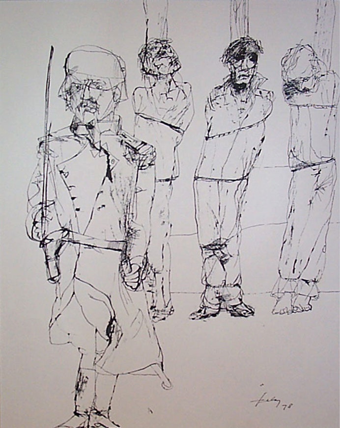 Szalay Lajos: Kivégzés (Herman Ottó Múzeum, Miskolc CC BY-NC-SA)