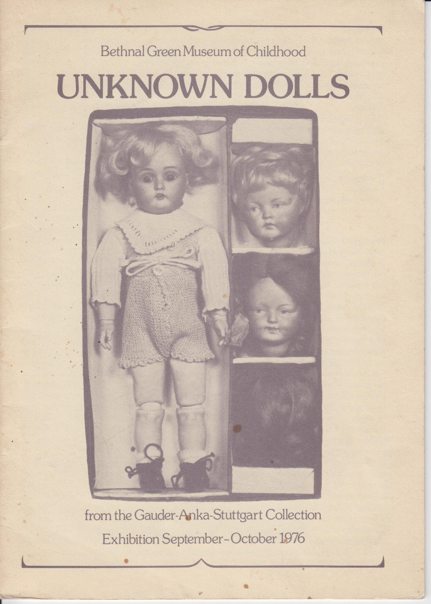 Gauder-Anka: Unknown Dolls (Városi Képtár -Hetedhét Játékmúzeum, Székesfehérvár CC BY-NC-SA)