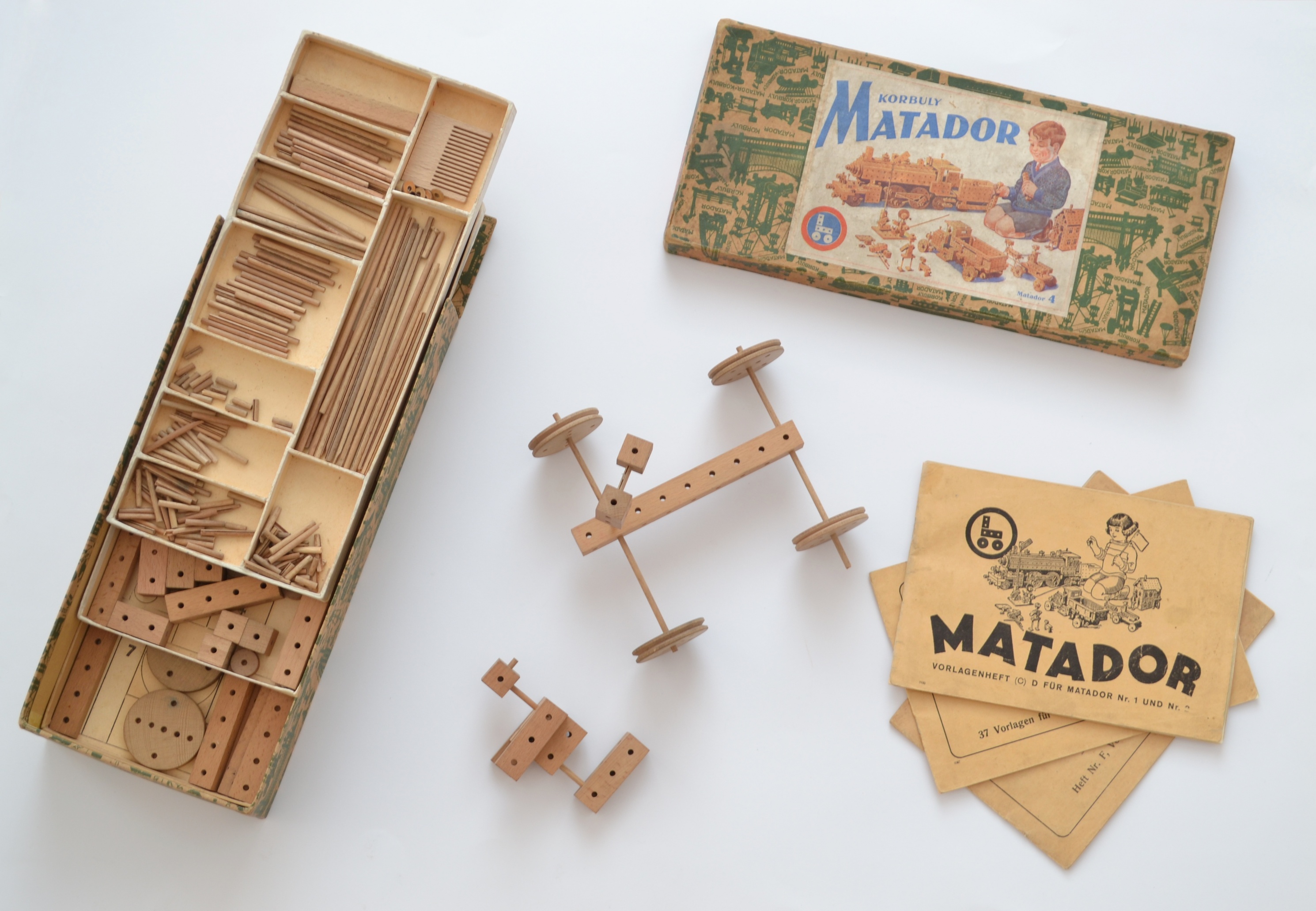 Matador építőjáték (Korbuly Matador 4) (Szent István Király Múzeum - Hetedhét Játékmúzeum, Székesfehérvár CC BY-NC-SA)