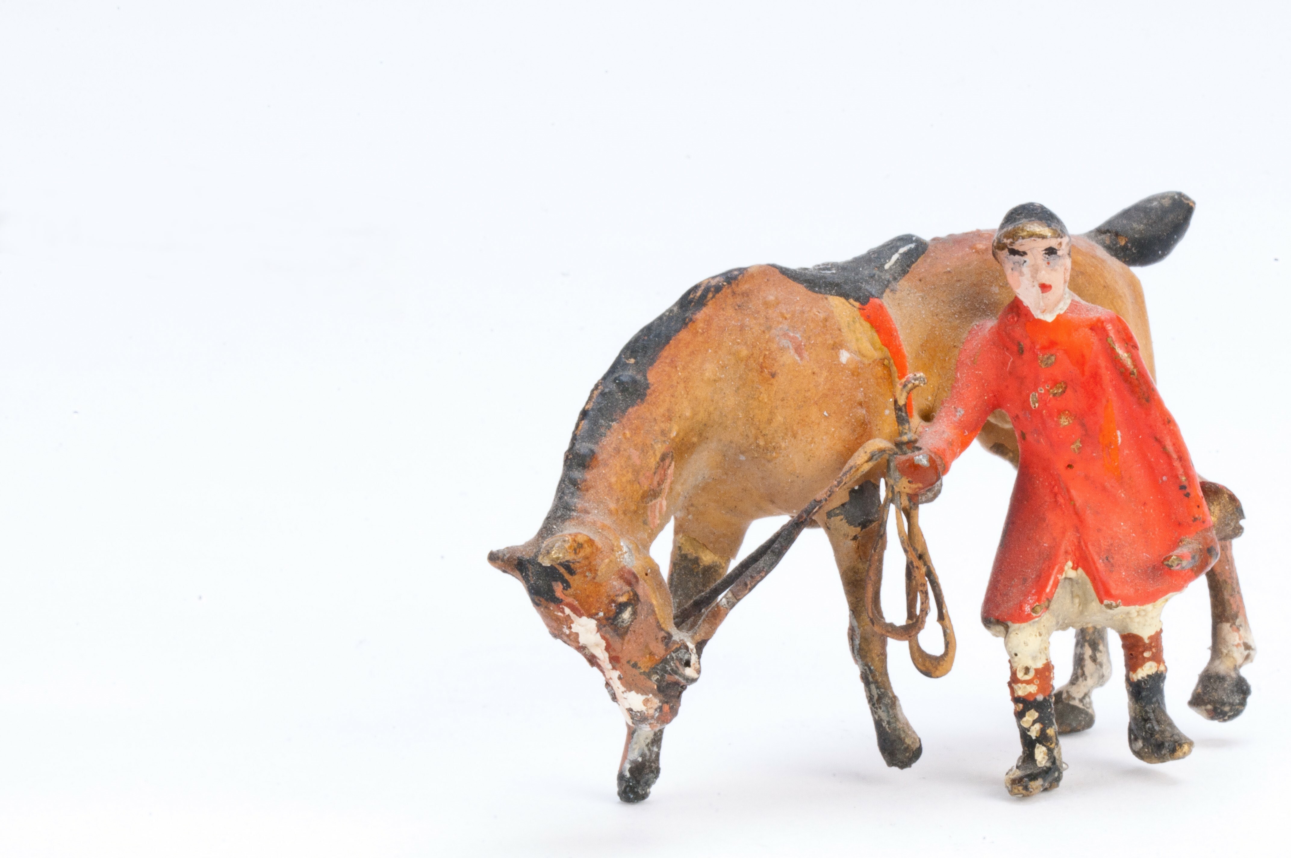 Bronz figura - vadász lovával (Szent István Király Múzeum - Hetedhét Játékmúzeum, Székesfehérvár CC BY-NC-SA)