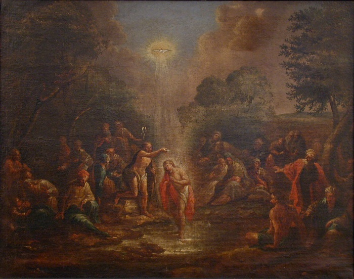 Krisztus megkeresztelése (Pannonhalma Főapátsági Múzeum CC BY-NC-SA)