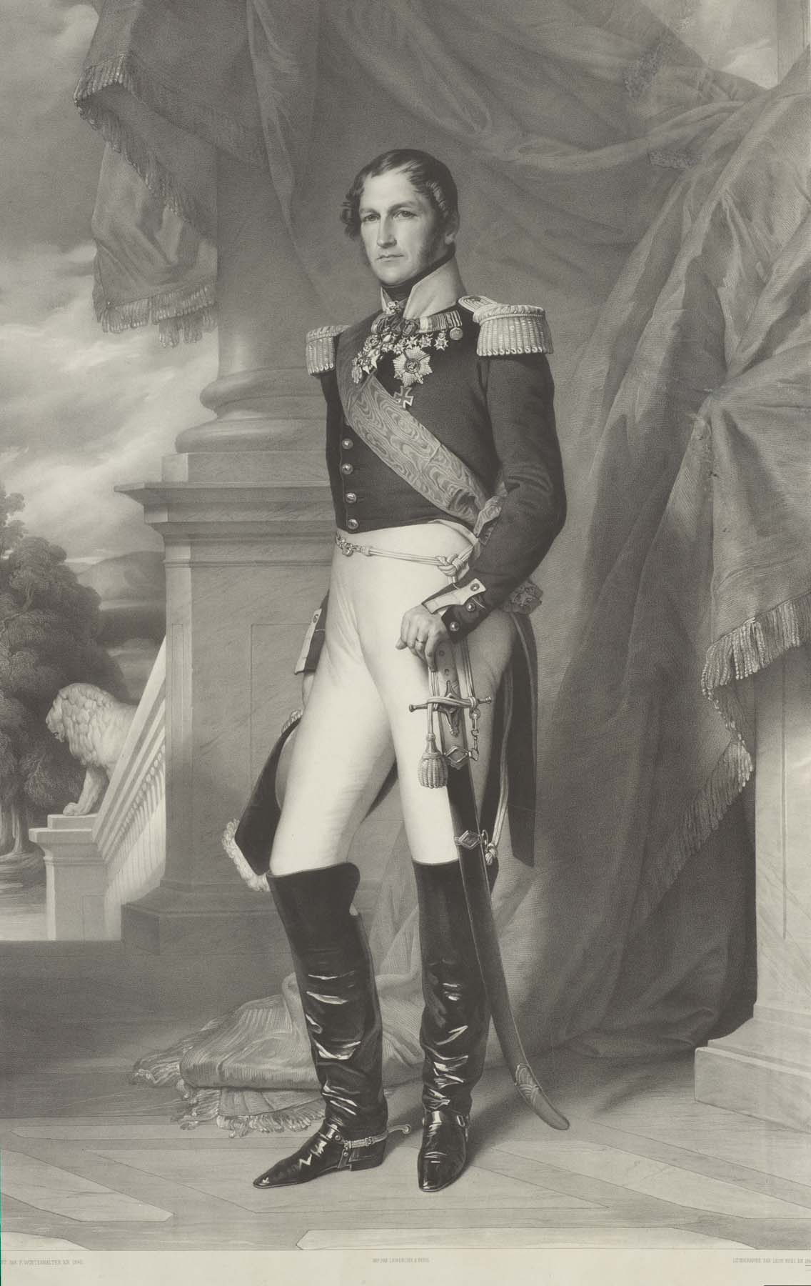 Leopold belga király, 1840 (Pannonhalma Főapátsági Múzeum CC BY-NC-SA)