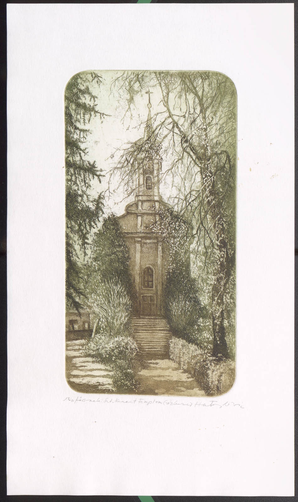 Ménfőcsanak, Szt. Kereszt templom (Pannonhalmi Főapátsági Múzeum CC BY-NC-SA)