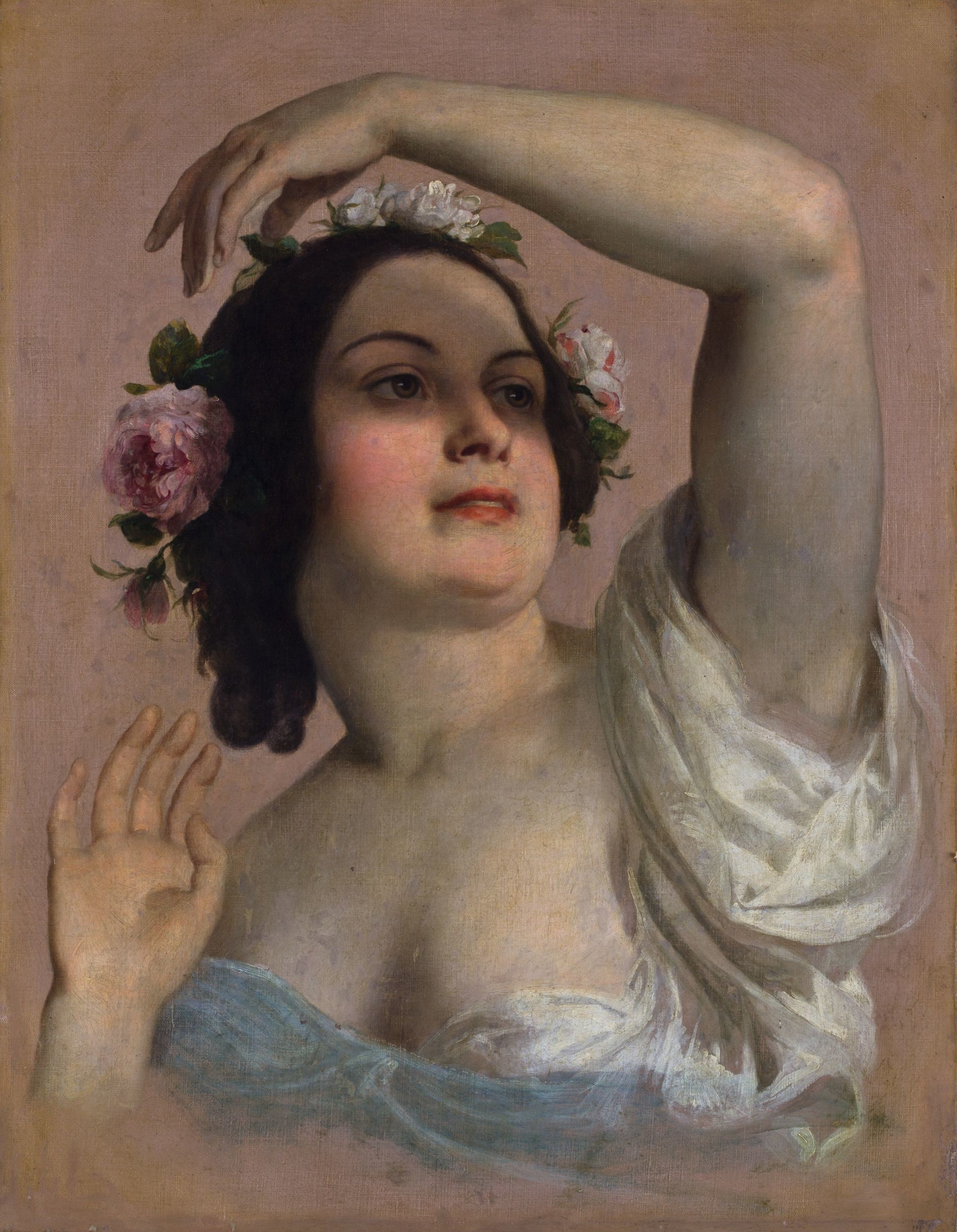 Fiatal nő mellképe. A Nyár. (Hansági Múzeum CC BY-NC-SA)
