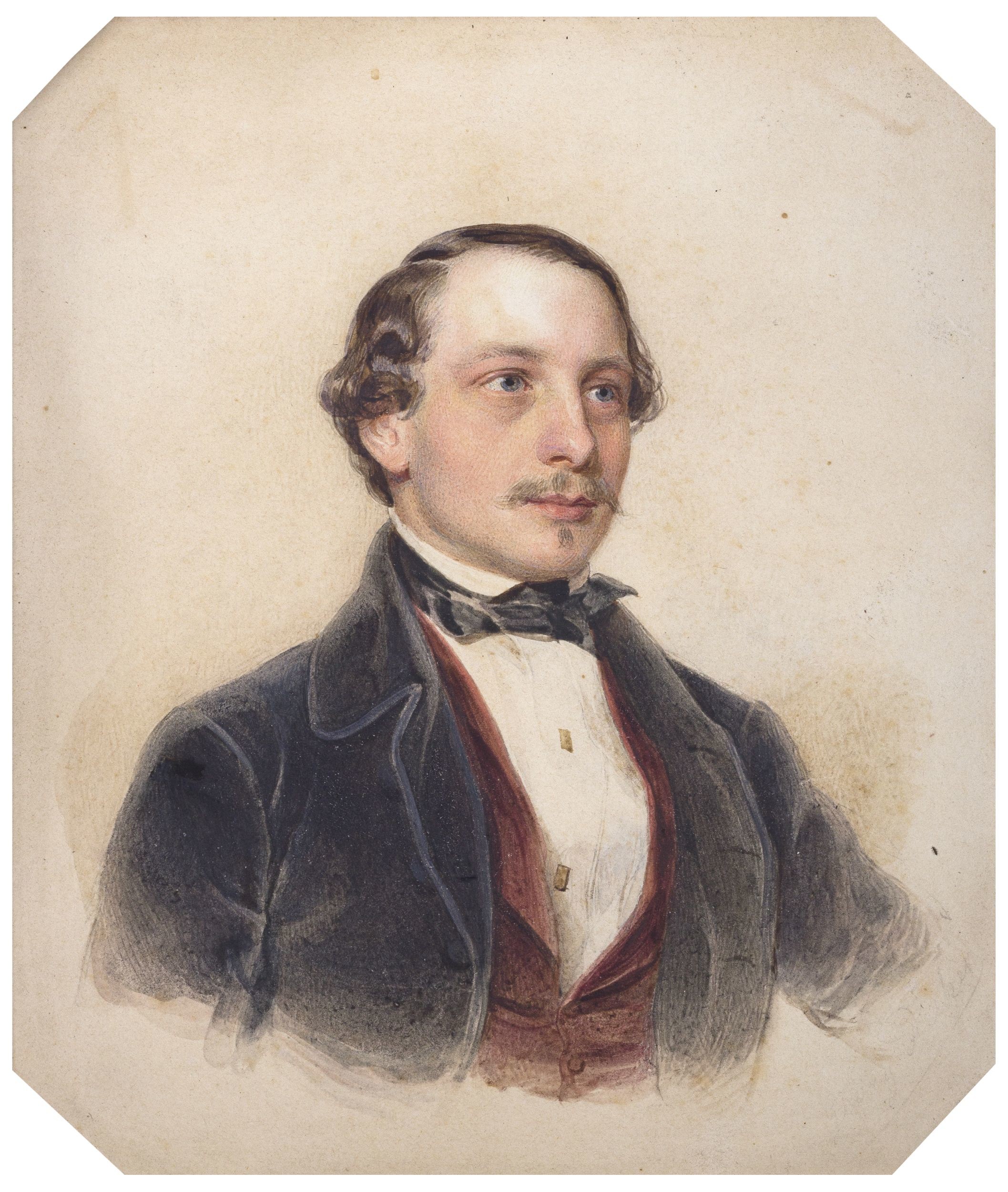 Joseph Wimmer osztrák író arcképe (Hansági Múzeum CC BY-NC-SA)