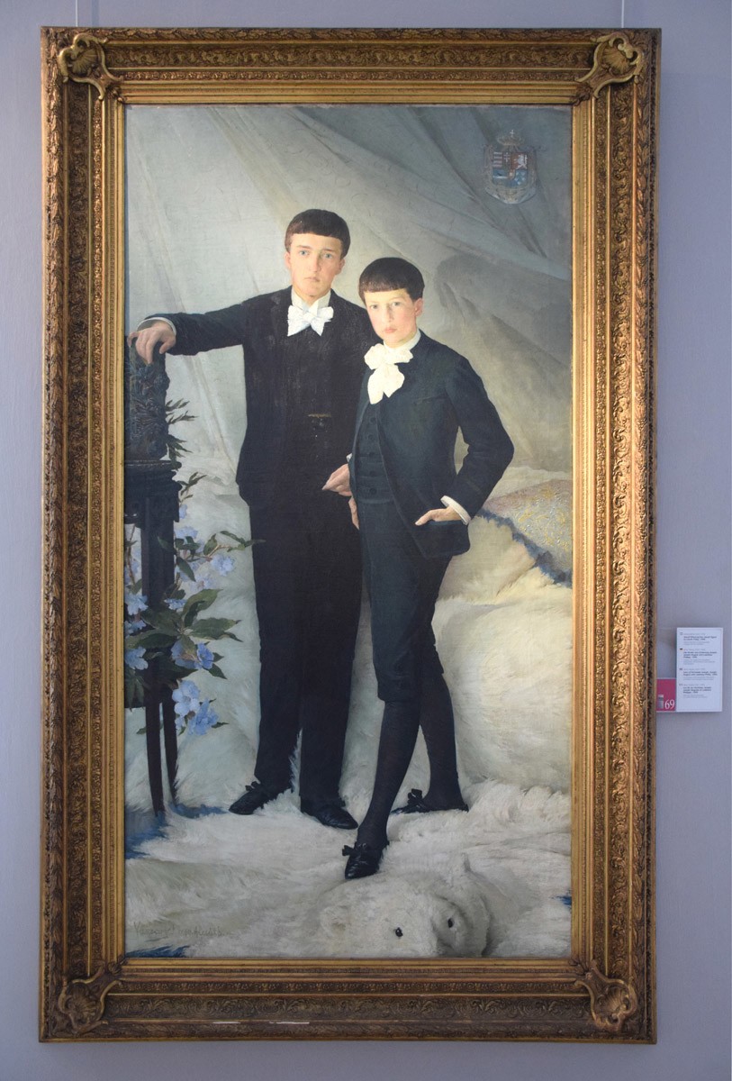 József főherceg fiai, József Ágost és László Fülöp (Pannonhalmi Főapátsági Múzeum CC BY-NC-SA)