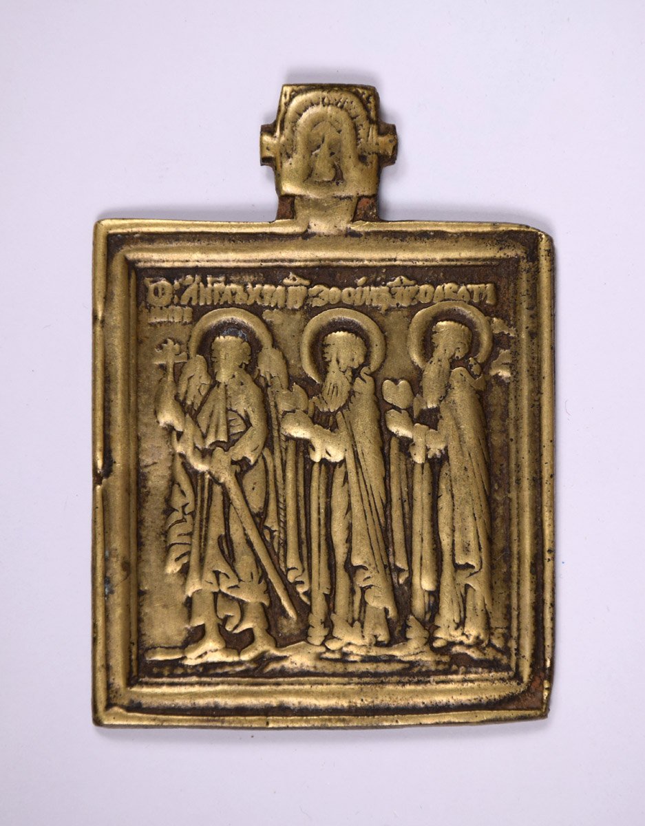 Őrangyal, Szent Zoszima és Szent Szawatyij (Pannonhalmi Főapátsági Múzeum CC BY-NC-SA)