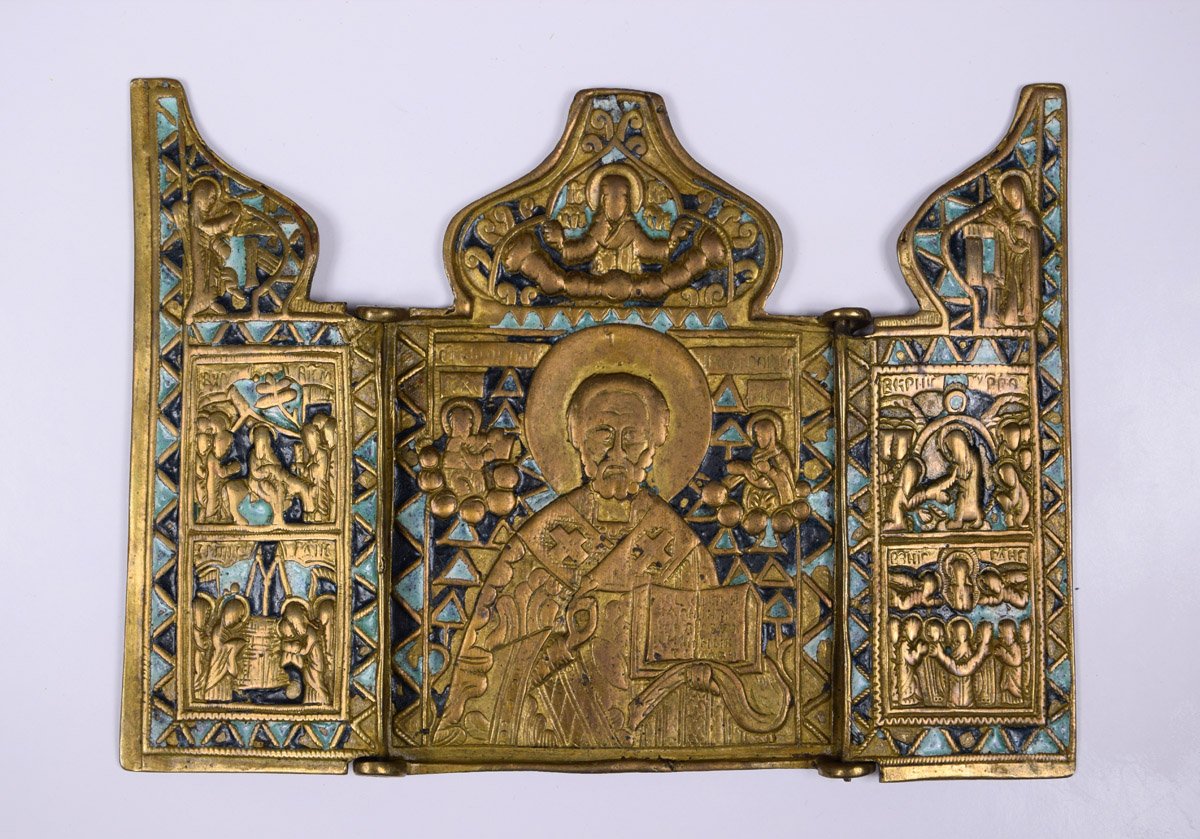 Triptychon. Szent Miklós ünnepekkel (Pannonhalmi Főapátsági Múzeum CC BY-NC-SA)