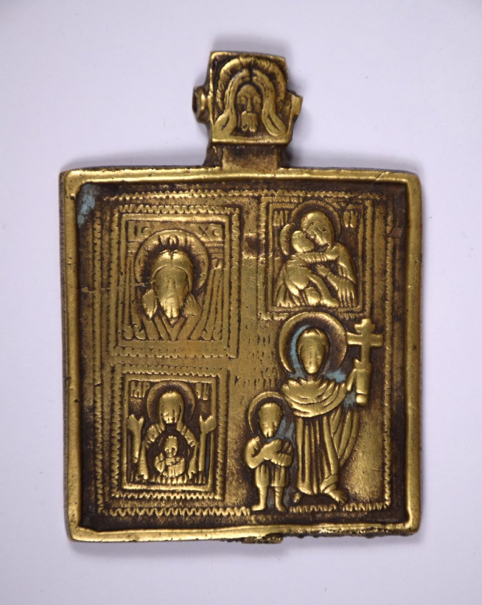 Akheiropoietosz, Istenszülő “a Jel”, Vlagyimir! Istenszülő, Julitta és Cyricus (Pannonhalmi Főapátsági Múzeum CC BY-NC-SA)