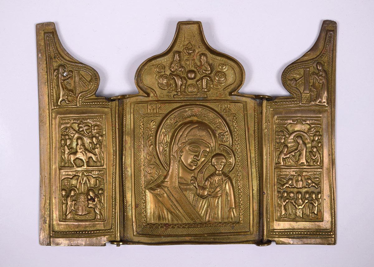 Triptychon. Kazányi Istenszülő (Pannonhalmi Főapátsági Múzeum CC BY-NC-SA)