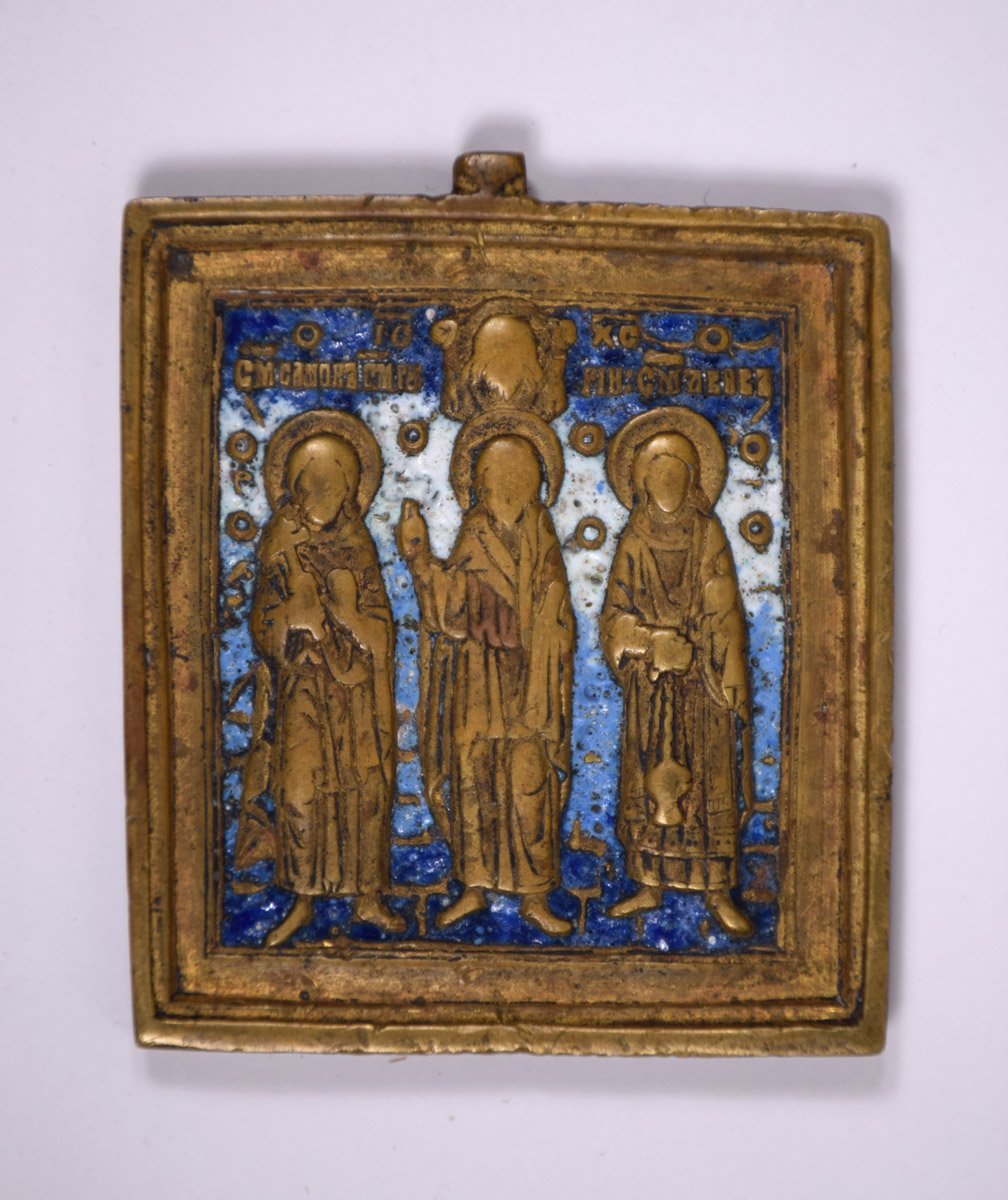 Szent Szamonasz, SzentGuriasz, Szent Abibo (Pannonhalmi Főapátsági Múzeum CC BY-NC-SA)