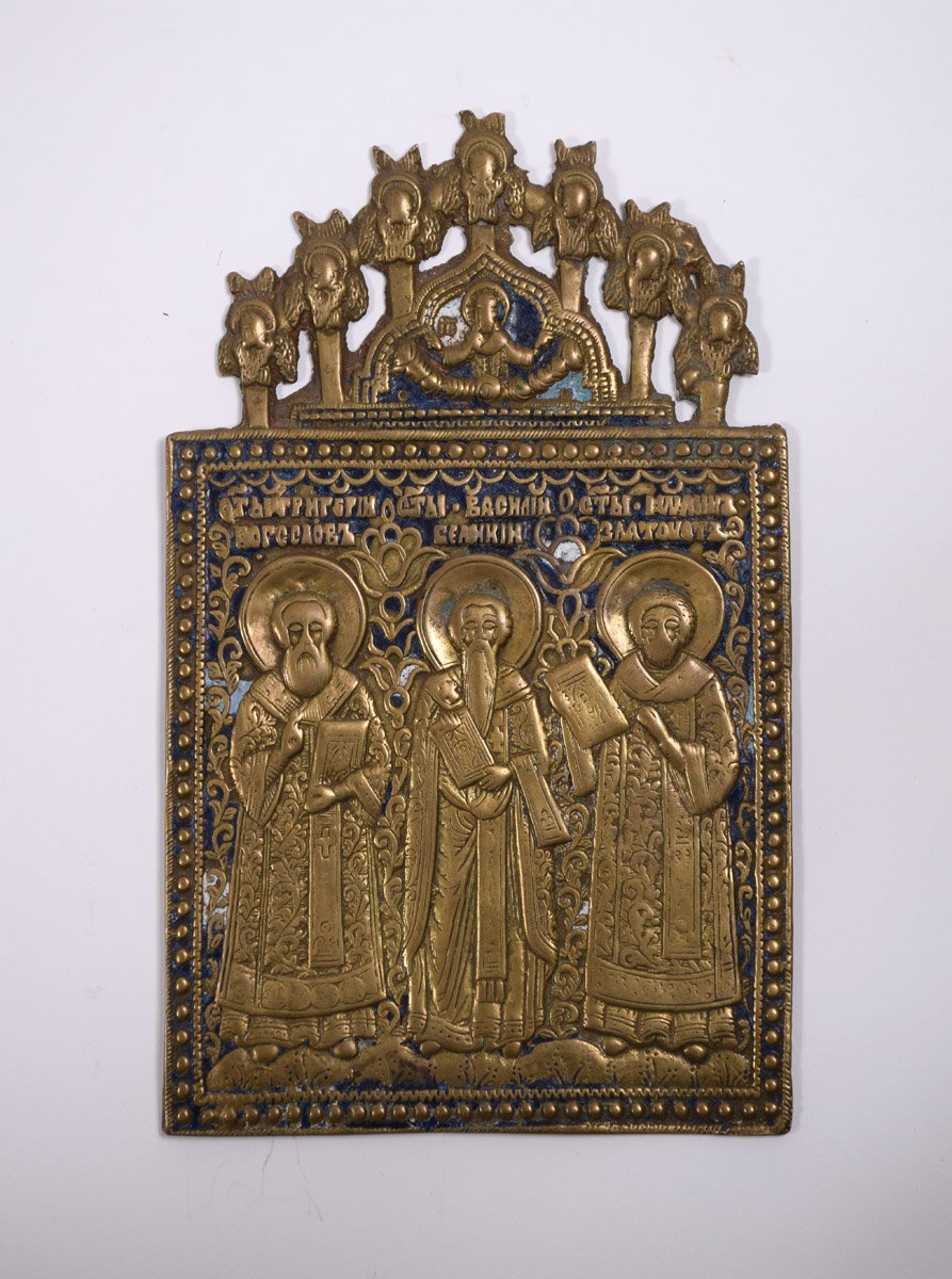 Nazianzi Szent Gergely, Nagy Szent Vazul, Aranyszájú Szent János (Pannonhalmi Főapátsági Múzeum CC BY-NC-SA)