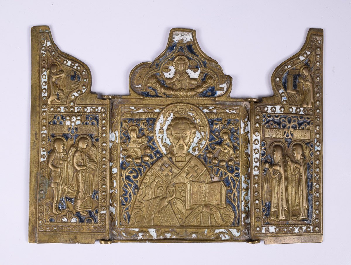 Triptychon. Szent Miklós (Pannonhalmi Főapátsági Múzeum CC BY-NC-SA)