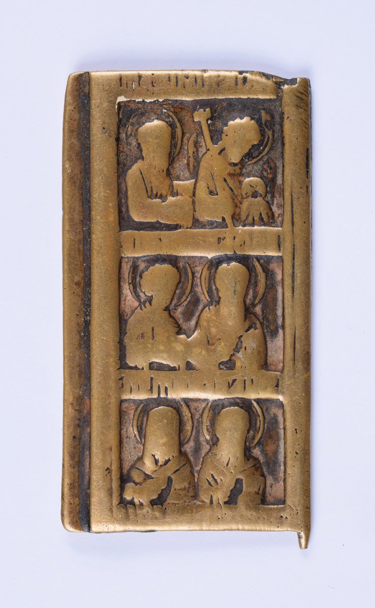Triptychon bal szárnya. Szentek (Pannonhalmi Főapátsági Múzeum CC BY-NC-SA)