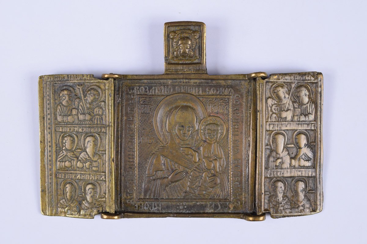 Triptychon. Szmolenszki Istenszülő szentekkel (Pannonhalmi Főapátsági Múzeum CC BY-NC-SA)