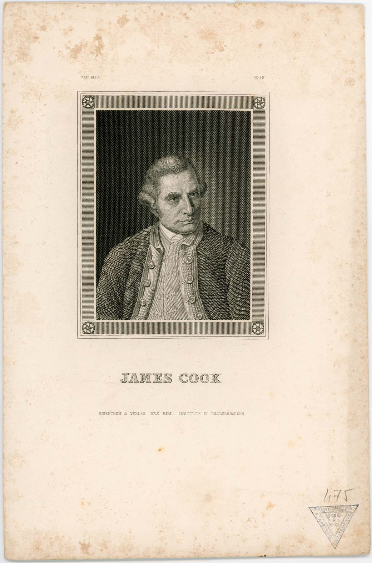 James Cook portréja (Pannonhalma Főapátsági Múzeum CC BY-NC-SA)