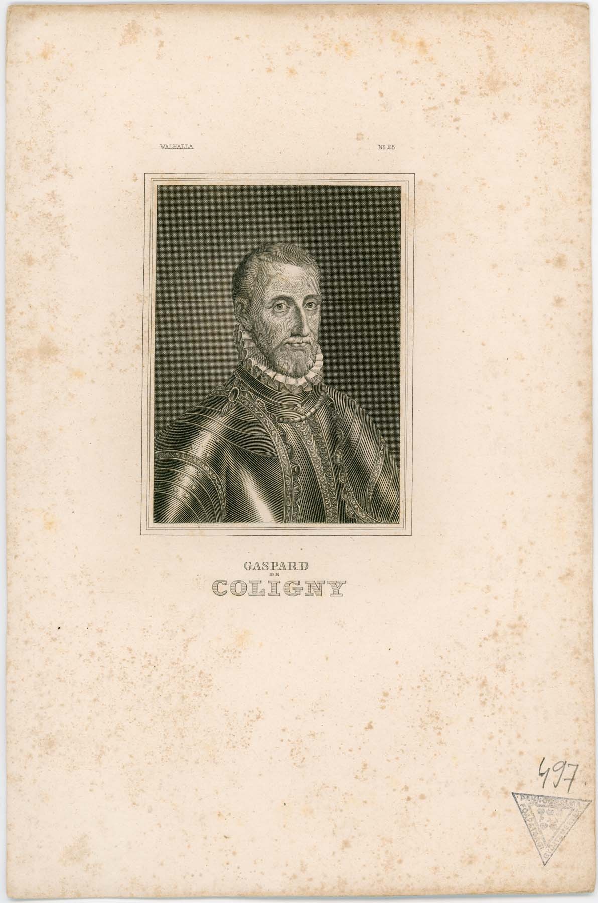 Gaspard de Coligny portréja (Pannonhalma Főapátsági Múzeum CC BY-NC-SA)