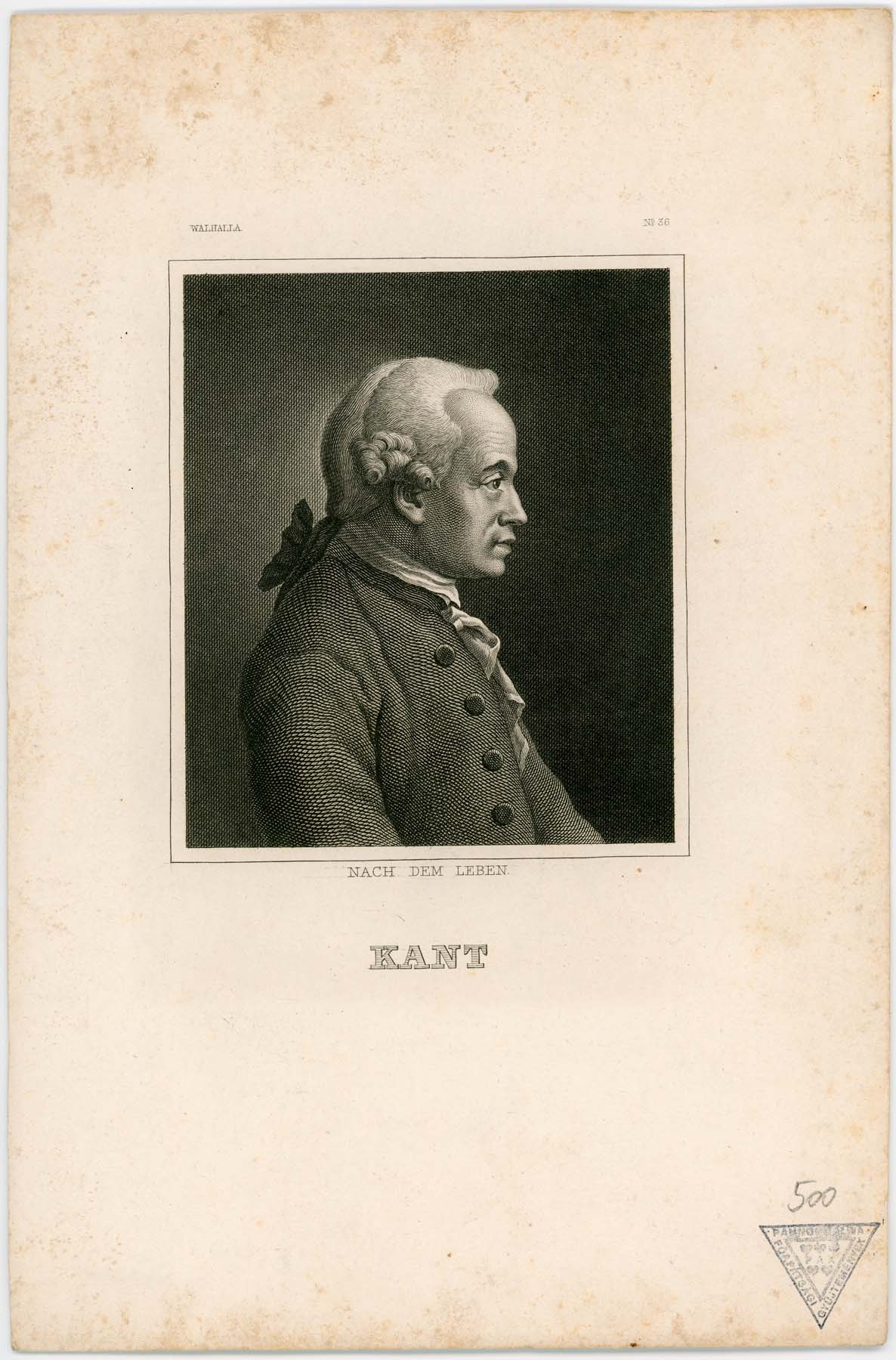 Kant portréja (Pannonhalma Főapátsági Múzeum CC BY-NC-SA)