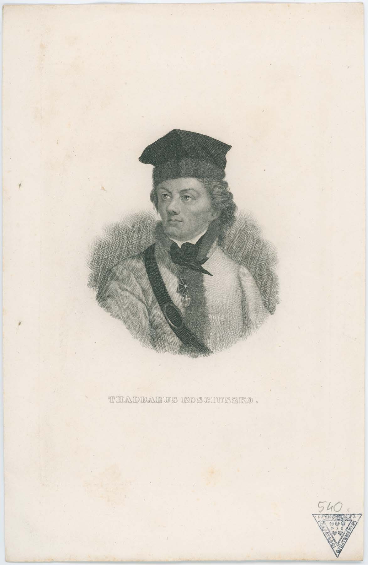 Thaddeus Kosciuszko portréja (Pannonhalma Főapátsági Múzeum CC BY-NC-SA)