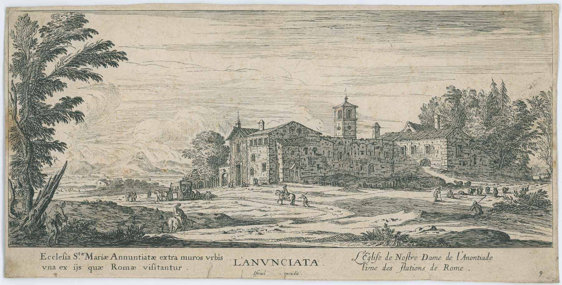 L`Annunziata látképe / Róma közelében (Pannonhalma Főapátsági Múzeum CC BY-NC-SA)