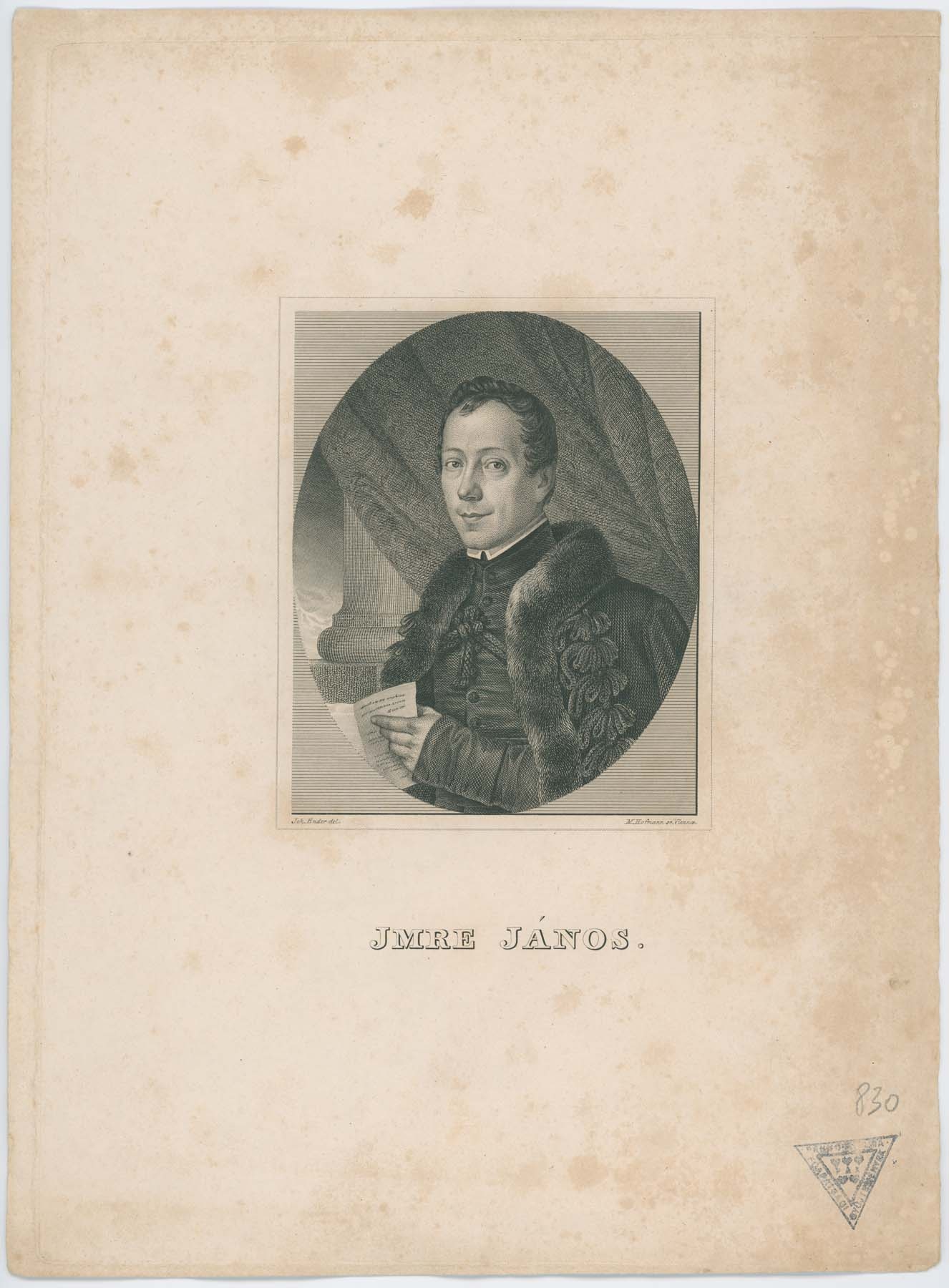 Imre János 1790-1832 (Pannonhalma Főapátsági Múzeum CC BY-NC-SA)