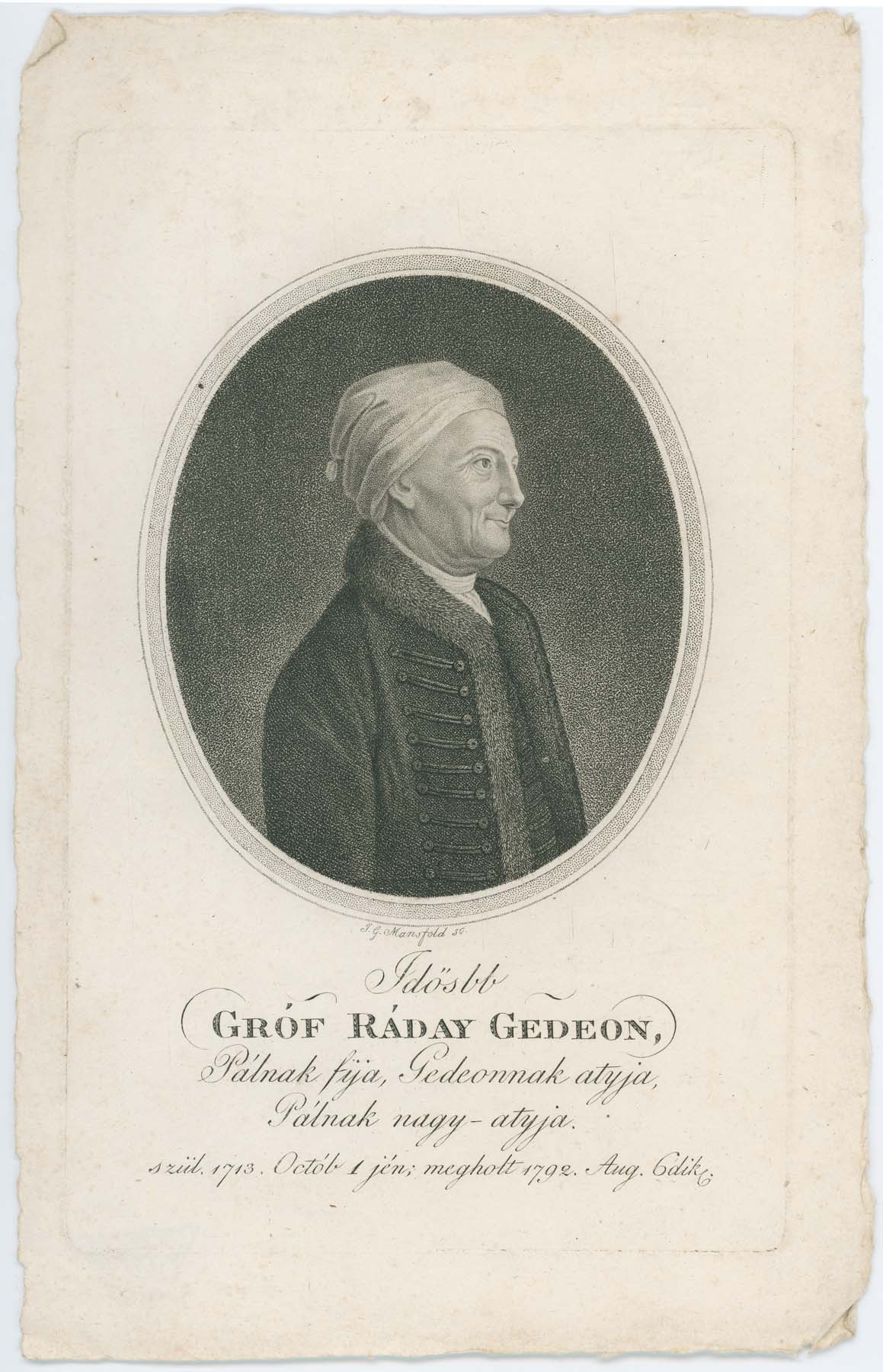 Gr. Ráday Gedeon 1713-1792 (Pannonhalma Főapátsági Múzeum CC BY-NC-SA)