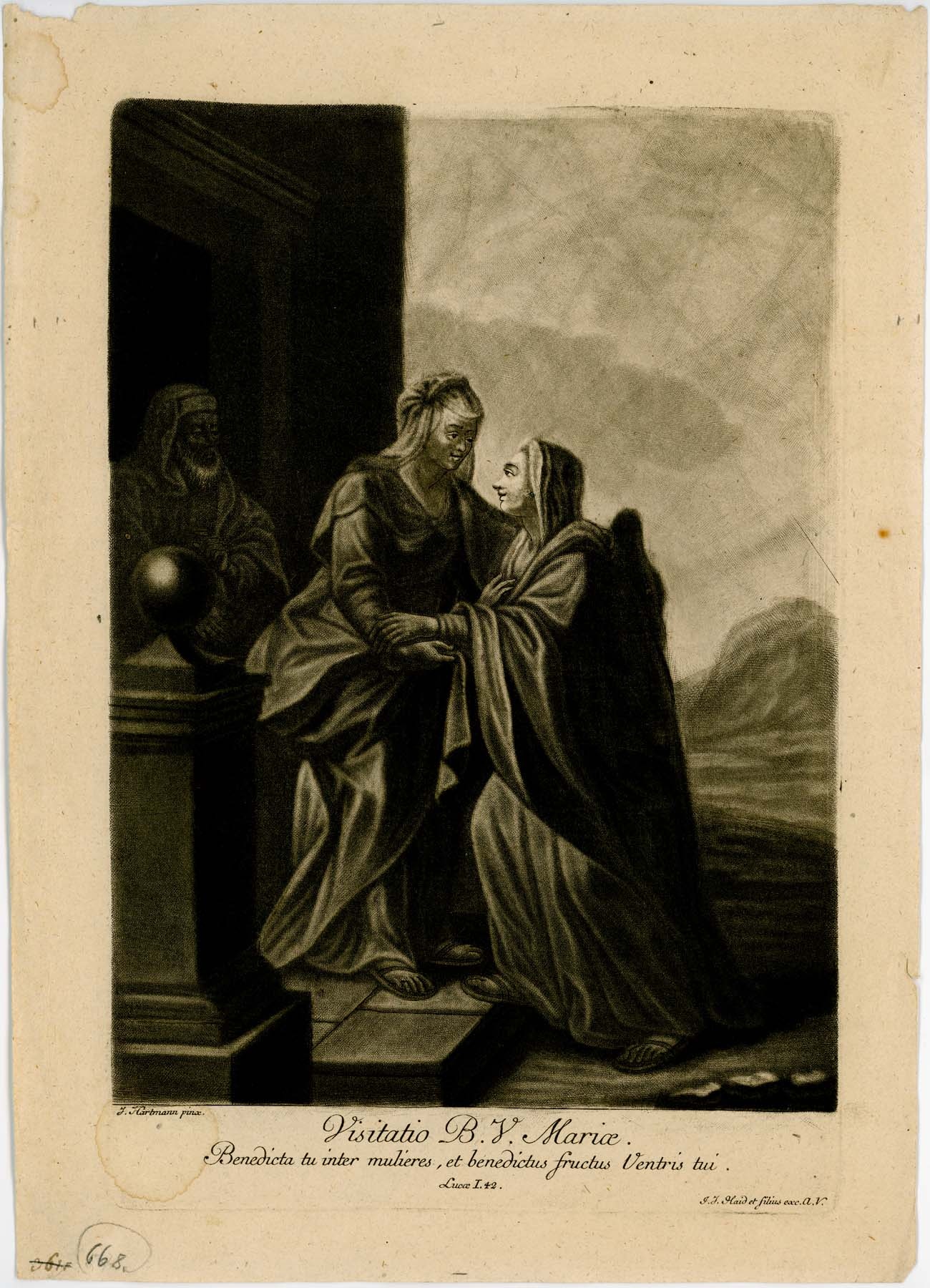 Mária látogatása Erzsébetnél (Pannonhalma Főapátsági Múzeum CC BY-NC-SA)