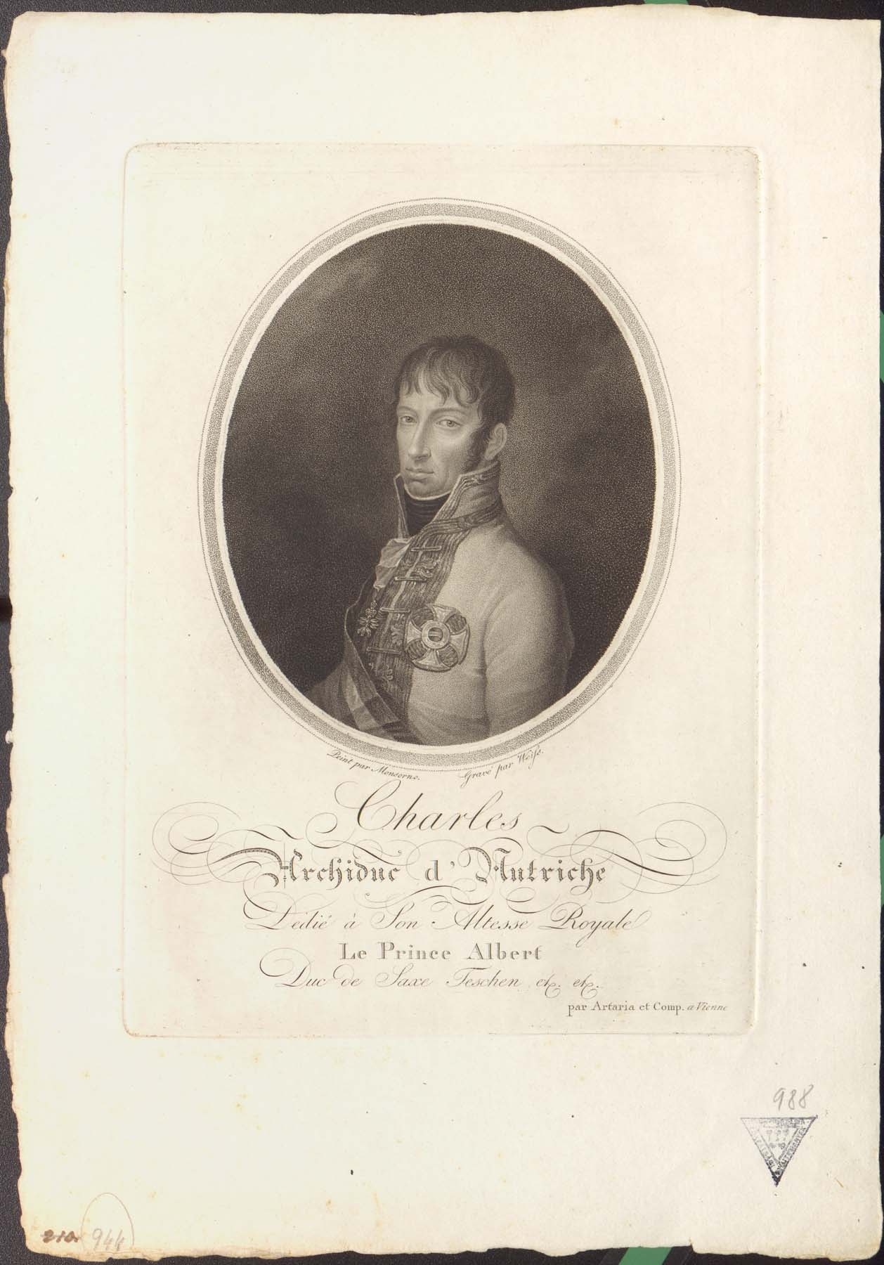 Károly főherceg (Pannonhalma Főapátsági Múzeum CC BY-NC-SA)