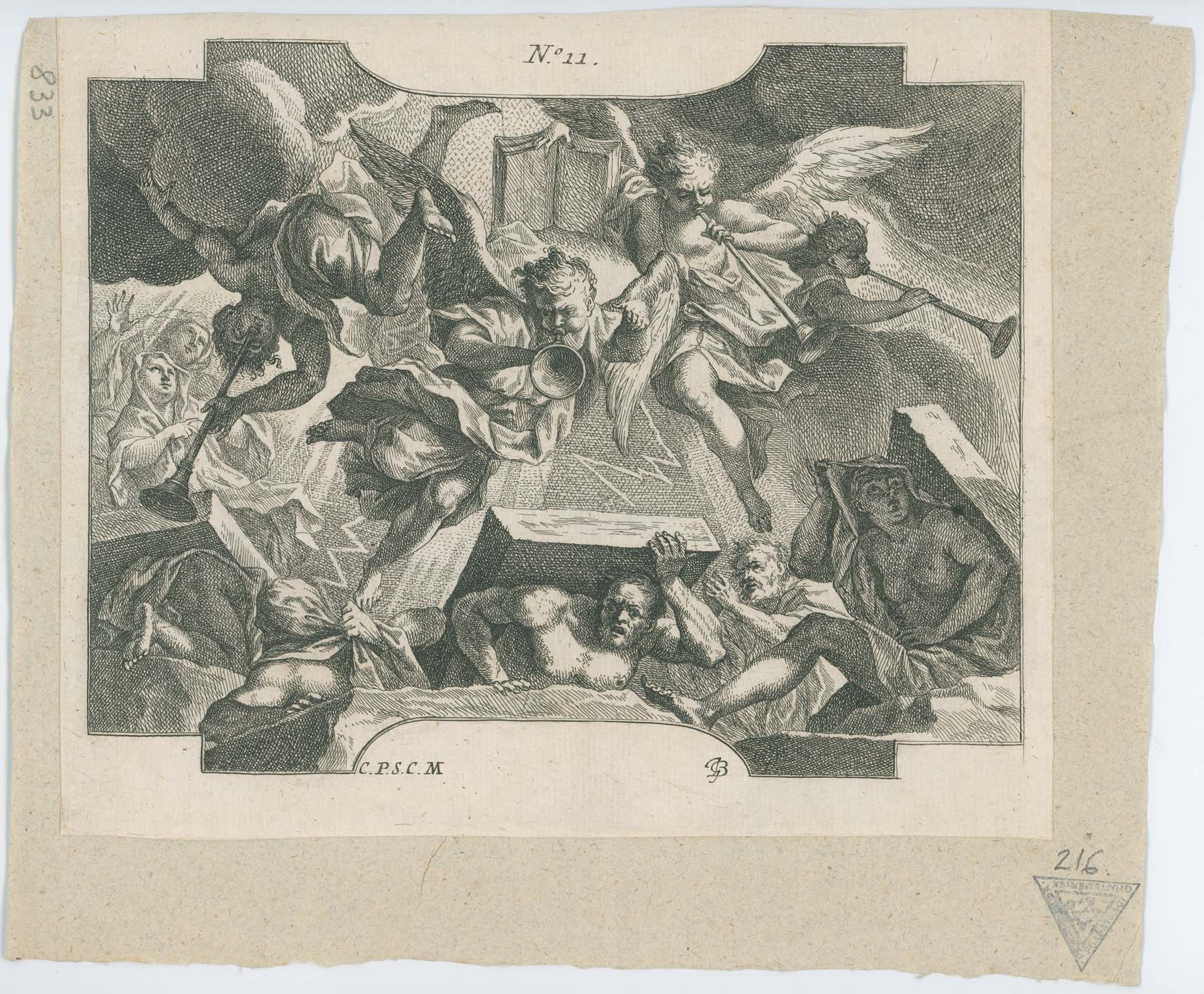 Apostoli hitvallás, illusztráció No11. 1730 (Pannonhalma Főapátsági Múzeum CC BY-NC-SA)