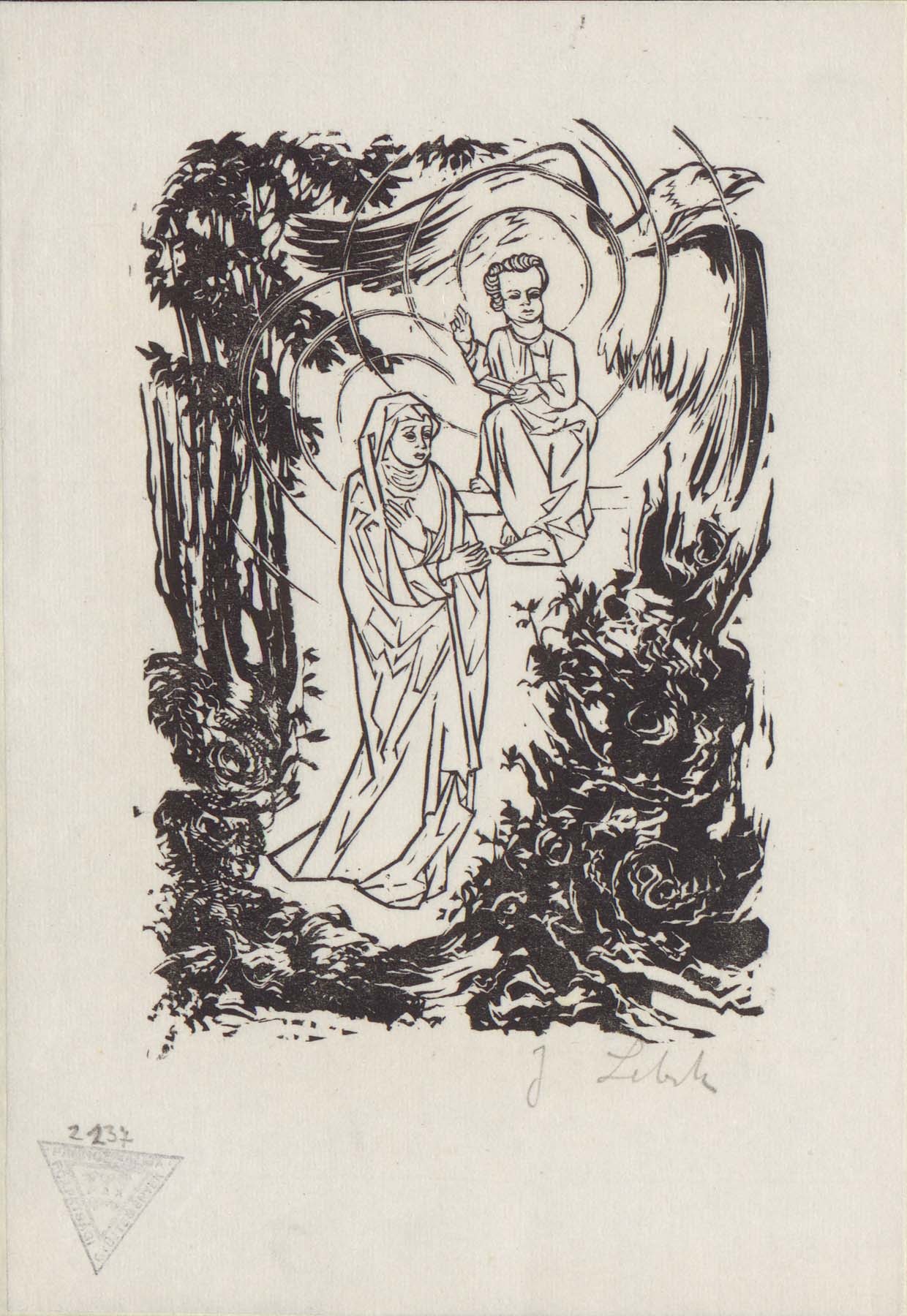 Mária és Jézus 1969 (Pannonhalma Főapátsági Múzeum CC BY-NC-SA)